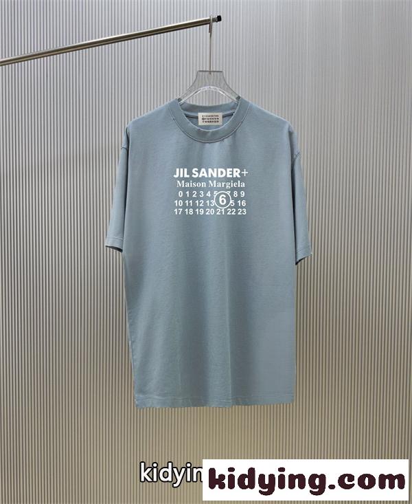 ナンバリングプリント オーバーフィット モードスタイル MAISON MARGIELA メゾンマルジェラ コピー 半袖Tシャツ 都市コーデ-2