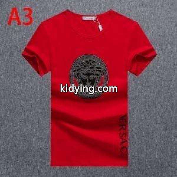 半袖Tシャツ 3色可選 ビジネスシーンに大活躍 ヴェルサーチ VERSACE ふんわりスタイルが最適_ヴェルサーチ VERSACE_ブランド コピー 激安(日本最大級)-2