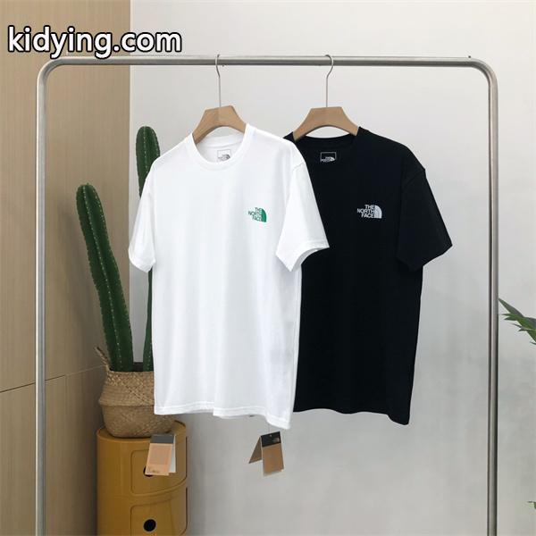 驚きの破格値品質保証ロゴプリントTHE NORTH FACEノースフェイスコピーtシャツ半袖男性用吸水性ダーク 服-0
