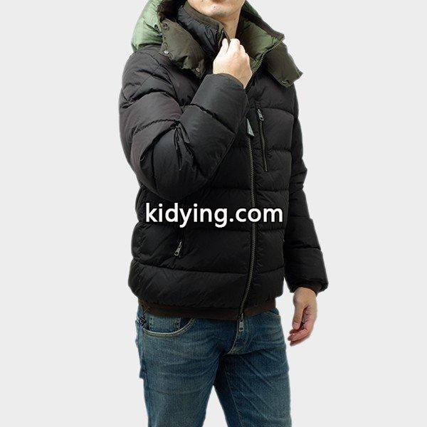 モンクレール MONCLER GRES フード付 ダウンジャケット ブラック×カーキ [メンズ] 4198585 64155 999 :281021040:ブランドジュエリー京都 - 通販ショッピング-0