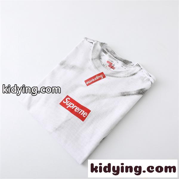 半袖Tシャツ SUPREME ボックスロゴ カジュアル 個性派 おしゃれ 夏トップス シュプリーム コピー-4
