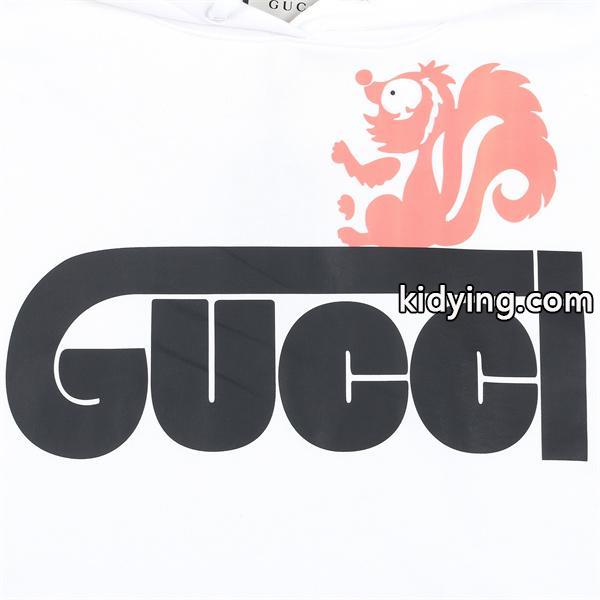 グッチ コピー GUCCI ロゴデザイン パーカー ブラック アイキャッチ 力強い-4