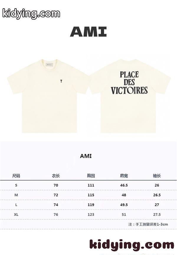 洗練 新登場 半袖Tシャツ カジュアル デイリーコーデ AMI PARIS アミ パリス コピー-7