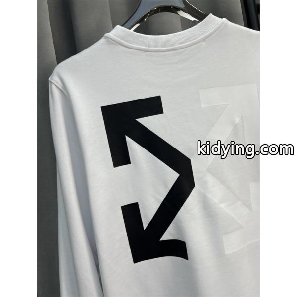 着回し抜群 ブラック オフホワイト セーター Off-White コピー 2025秋冬定番ベーシック 数量限定 大ロゴプリント-7