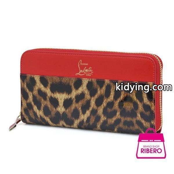 クリスチャン ルブタン Christian Louboutin パネトーネ ラウンドファスナー長財布 レオパード×レッド 1165070 程度A USED 美品 Christian louboutin :290718012:RIBERO - 通販ショッピング-0
