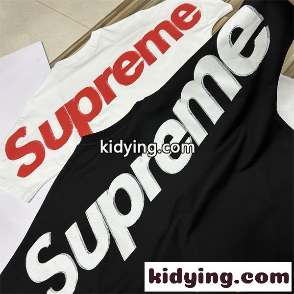 SUPREME シュプリーム コピー トレンド席巻 ブラック 2026新作 オーバーサイズ ストリート 半袖Tシャツ-1