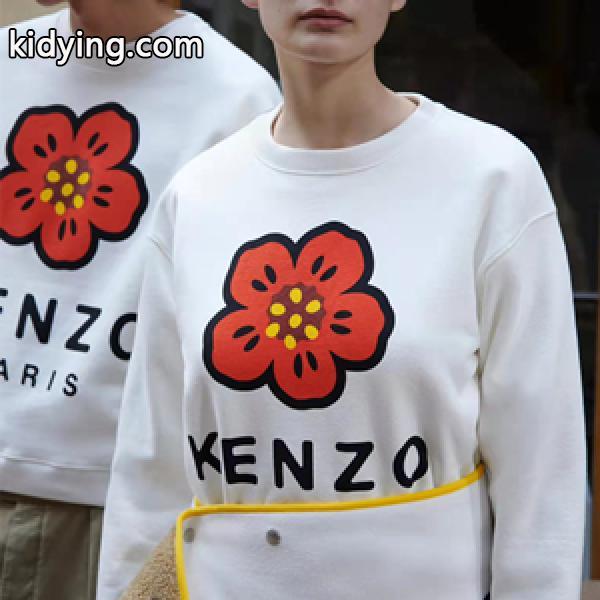 KENZO x NIGO初コレ BOKE FLOWER ケンゾーコピースウェット クルーネック 大人の風格漂うスタイリッシュ-0