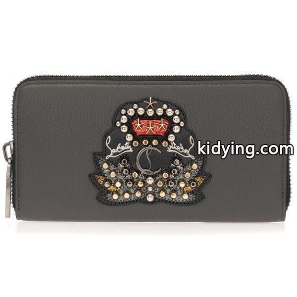 クリスチャン ルブタン CHRISTIAN LOUBOUTIN 財布 メンズ 1175060 I132 ファスナー長財布 カーボングレー W PANETTONE WALLET_クリスチャンルブタン CHRISTIAN LOUBOUTIN_ブランド コピー 激安(日本最大級)-0