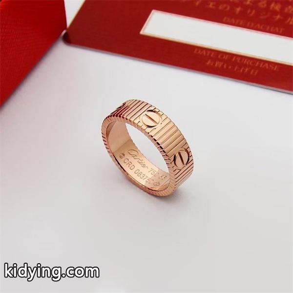 存在感 Cartier カルティエ コピー リブテクスチャー メタルリング モード 2026新作-5