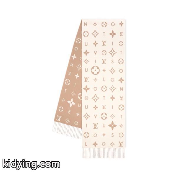 LOUIS VUITTON 激安 レイキャビック2.0 カシミヤ ロングマフラー モノグラム ユニセックス ストール-0