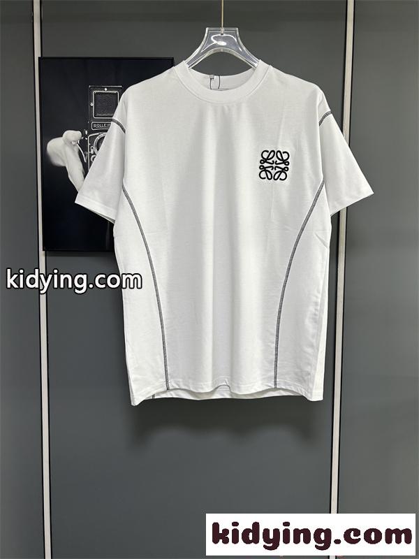 半袖Tシャツ 切替ライン ロゴアクセント スポーティー仕様 LOEWE ロエベ コピー-1