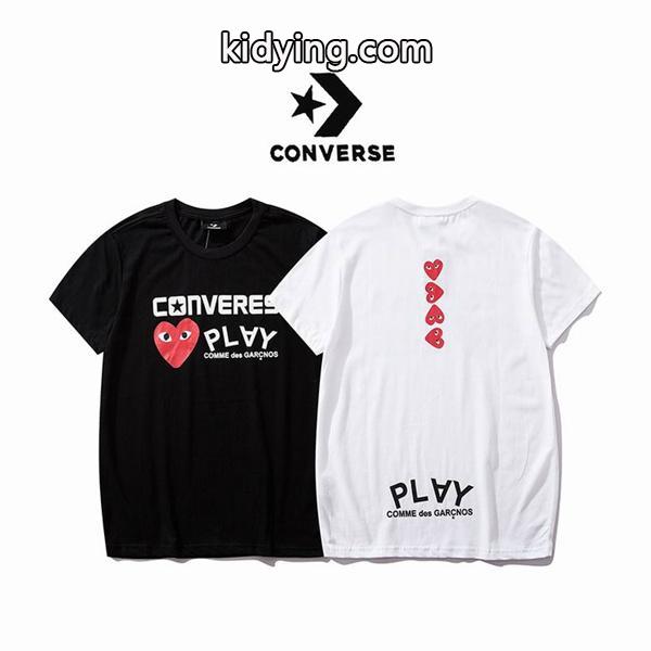 程良いデザイン カジュアル男性・女性問わず使えるユニセックス用の半袖tシャツ ギャルソンCDG-0