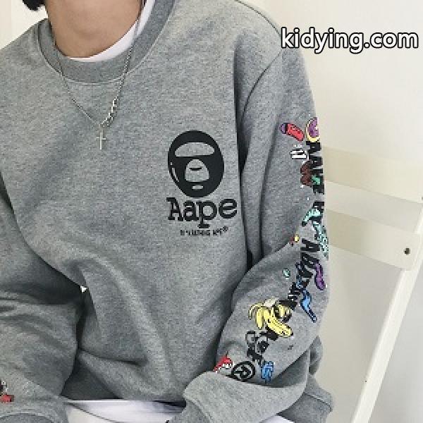 大人気のストリートブランド トレーナー Bape Sweatshirt アベイシングエイプ通販 トレーナー コピー-0