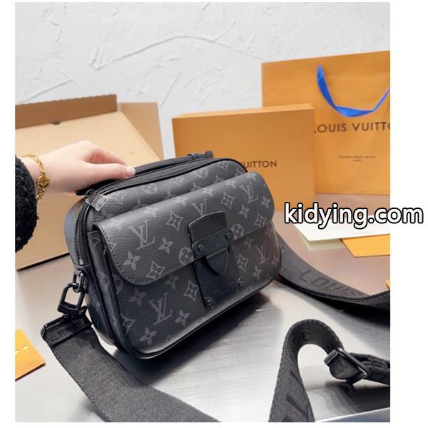 春夏で期間限定セール！ 入手困難！ ルイ ヴィトン コピー louis vuitton メンズ ショルダーバッグ ブラック 通勤通学-0