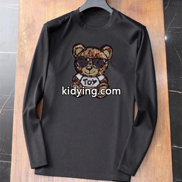 2021秋冬のトレンド押さえMOSCHINO偽物 長袖Tシャツ ロングシーズン着用可能 肌触りの着心地が良い-0