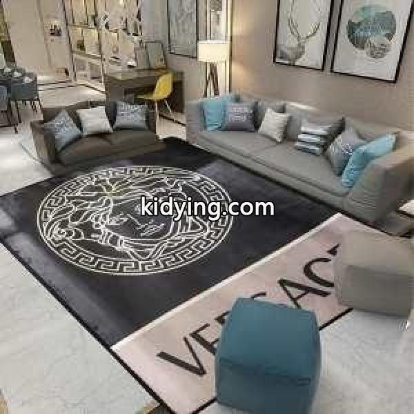 菌の繁殖や臭いを抑制する清潔感 ヴェルサーチVERSACE キレイ目な光沢感が印象的 ラグカーペット友達へのプレゼントとしても最適_ヴェルサーチ VERSACE_ブランド コピー 激安(日本最大級)-0