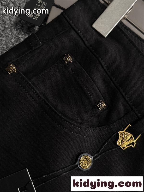 メデューサデザイン ラグジュアリースタイル 定番コレクション VERSACE ヴェルサーチ コピー デニムパンツ-4