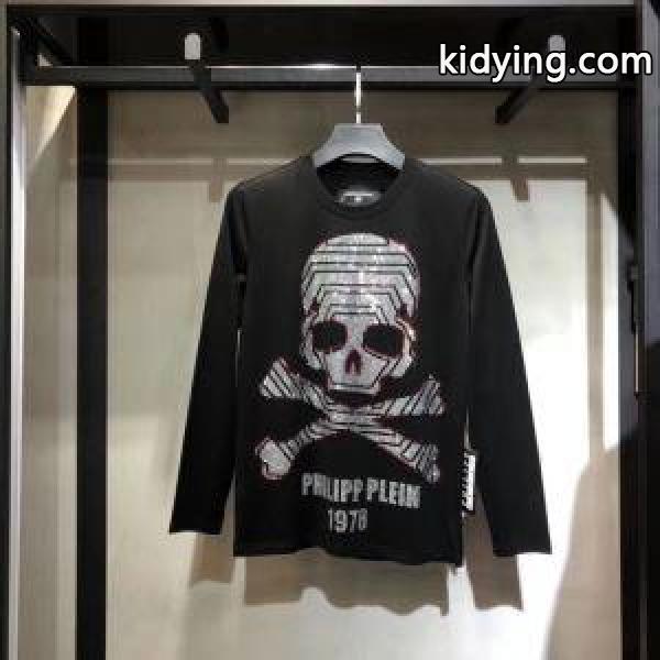 秋冬にぴったりトレンドな着こなし フィリッププレイン 長袖/Tシャツ 冬ファッションと相性抜群 PHILIPP PLEIN 秋のコーデで使いやすい_フィリッププレイン PHILIPP PLEIN_ブランド コピー 激安(日本最大級)-0