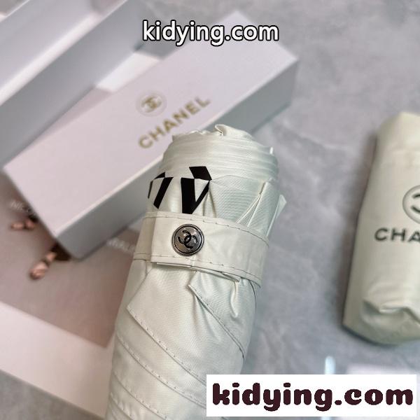 2026新作 CHANEL 激安 シャネル 折りたたみ傘 晴雨兼用 五つ折り UVカット99% 軽量 クリスタルハンドル ギフトBOX付き-7