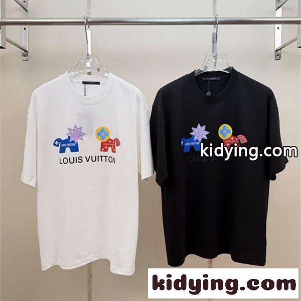 アートプリント キャラクターグラフィック 人気 売れ筋 LOUIS VUITTON ルイヴィトン コピー 半袖Tシャツ-7