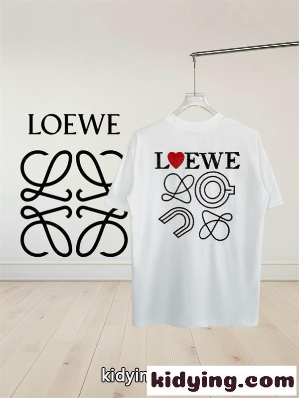 話題沸騰 LOEWE ロエベ コピー 半袖Tシャツ 洒落 トレンド カジュアル 2026新作-2