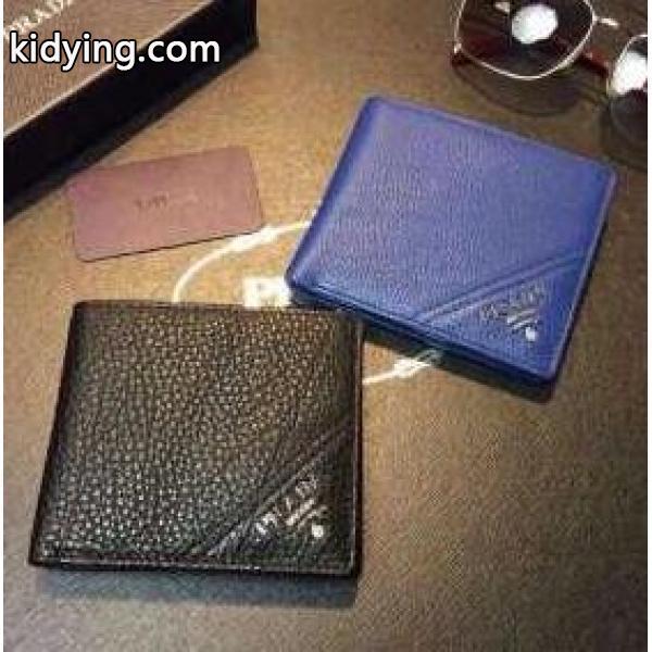 独特な高級感　秋冬 prada プラダ　使い勝手も最高　 短財布 2色可選_プラダ メンズ財布_財布 メンズ_スーパーコピーブランド激安通販 専門店-0