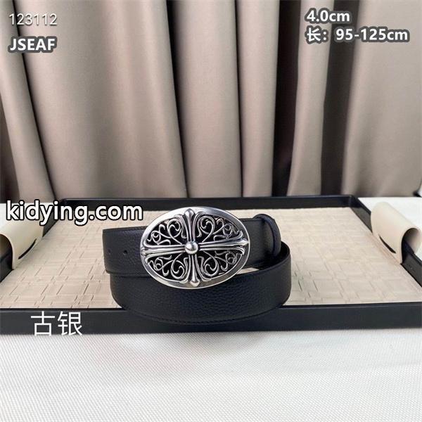 期間限定！最安値挑戦のChrome Hearts  黒本革 クロムハーツメンズベルト__ブランド コピー 激安(日本最大級)-2