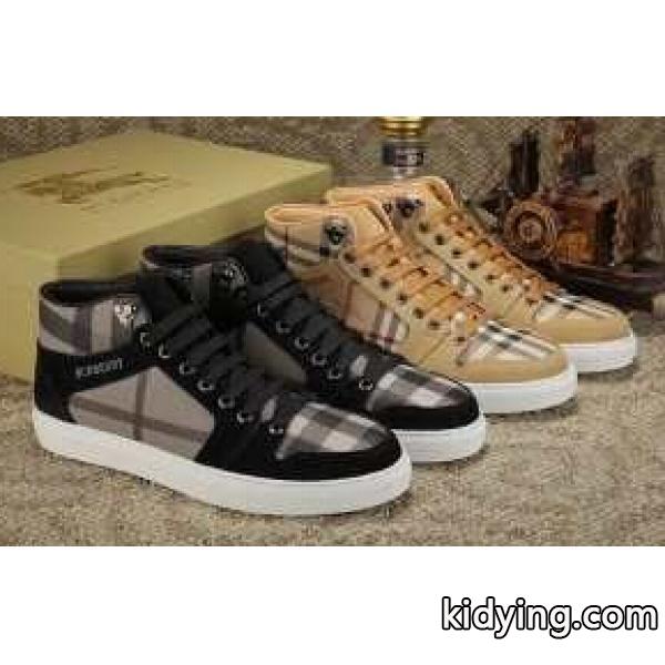 お買い得 2015秋冬 BURBERRY バーバリー 値下げる商品 ハイトップシューズ 2色可選_スニーカー、靴_メンズファッション_スーパーコピーブランド激安通販 専門店-0