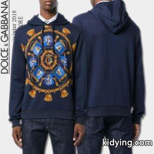 2色可選 秋冬コーデにこなれたアクセントをプラス! ドルチェ&ガッバーナ Dolce&Gabbana パーカー 上下セット_ドルチェ&ガッバーナ DOLCE & GABBANA_ブランド コピー 激安(日本最大級)-0