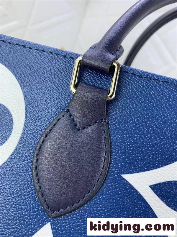 モノグラム プリント Louis Vuitton コピー トートバッグ ブルー ホワイト ハンドバッグ 春夏 カジュアル ルイ・ヴィトン-6