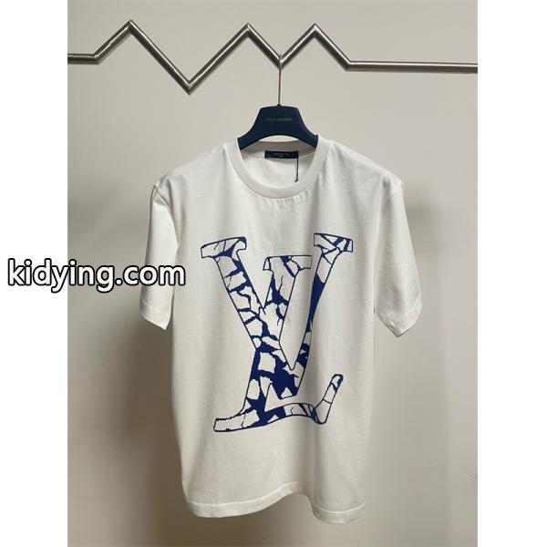 LOUIS VUITTON 春夏大活躍人気アイテム ルイ ヴィトン ファッション感度の高い1AFAN9　LV SKIショートスリーブコットンクルーネックブランド コピー 激安(日本最大級)-0