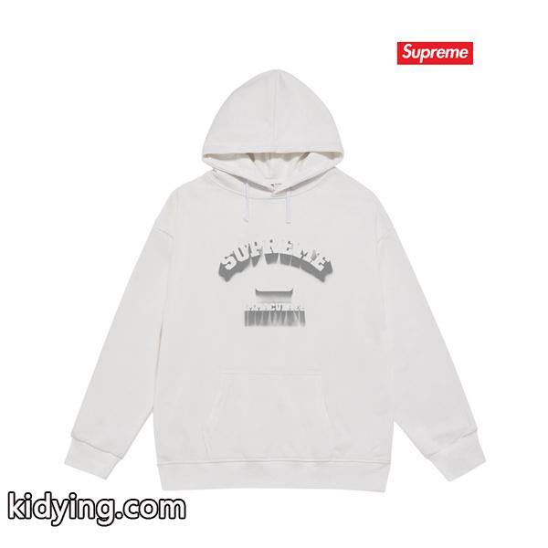 秋冬準備 温かさ重視 杢グレー 売れ筋 SUPREME シュプリーム 偽物 パーカー-2