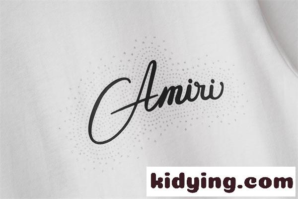 ロゴグラフィック スクリプトデザイン ミニマルスタイル コーデ映え AMIRI アミリ コピー 半袖Tシャツ-4