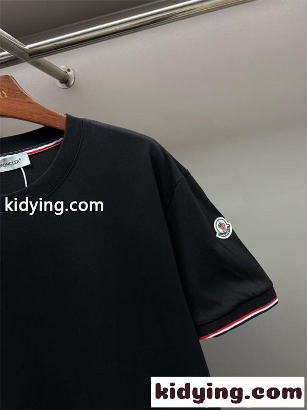 Tシャツ 半袖 クルーネック 滑らか素材 春夏 シンプル MONCLER モンクレール コピー-2