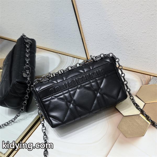 人気 キルティング ショルダーバッグ ブラック 定番 DIOR ディオール コピー-3