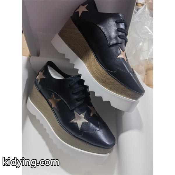 STELLA McCARTNEY ステラマッカートニー コピー 厚底シューズ ブラック シンプル スタイリッシュ-4