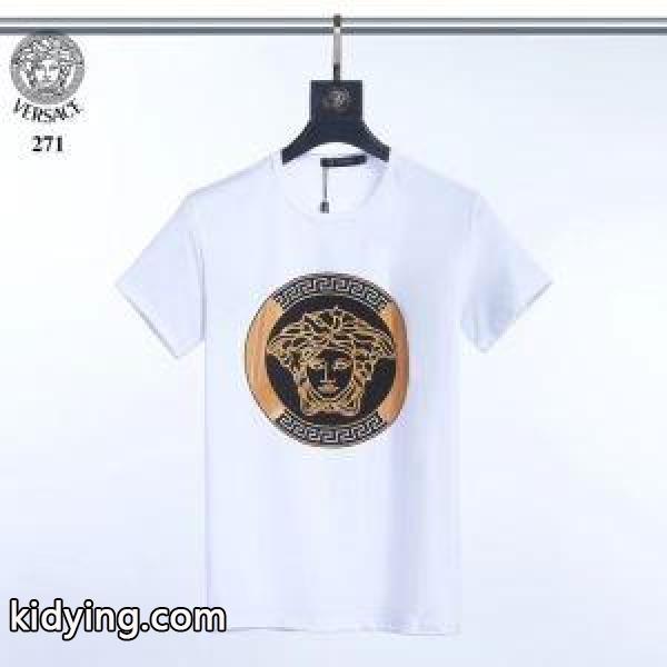 リラックスした雰囲気に ヴェルサーチTシャツ/半袖 3色可選 2019SS VERSACE 素敵カジュアル春夏新品_ヴェルサーチ VERSACE_ブランド コピー 激安(日本最大級)-3