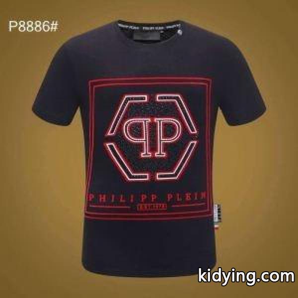 トップスからチラ見える安心 Tシャツ/ティーシャツ 春夏新作も続々登場! フィリッププレイン PHILIPP PLEIN 2色可選_フィリッププレイン PHILIPP PLEIN_ブランド コピー 激安(日本最大級)-0