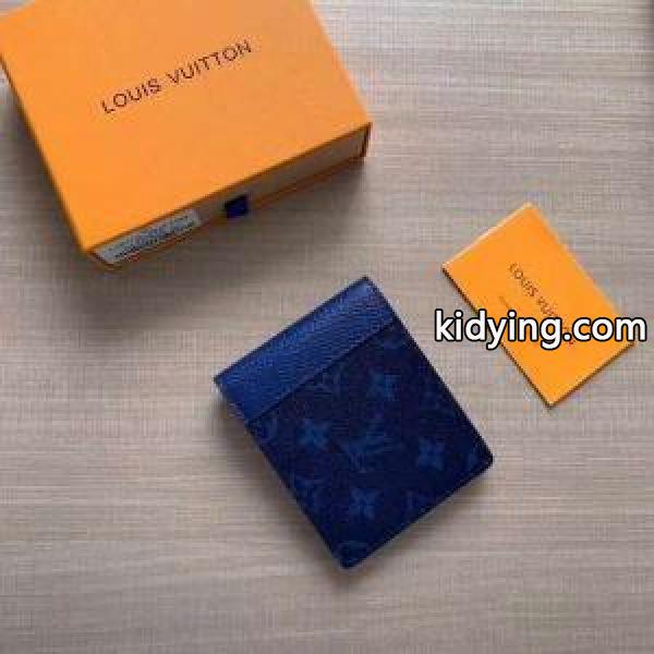 Louis Vuitton ルイヴィトン 財布 メンズ 大容量 スーパーコピー 日常 ファッション ホワイト ダークブルー 最低価格 品質保証-0