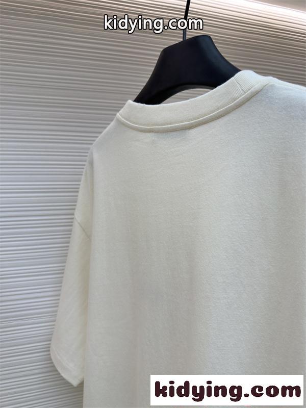 好評発売 ブラウン 立体ロゴ ゆったり カジュアル ACNE STUDIOS アクネ ストゥディオズ コピー 半袖Tシャツ-8