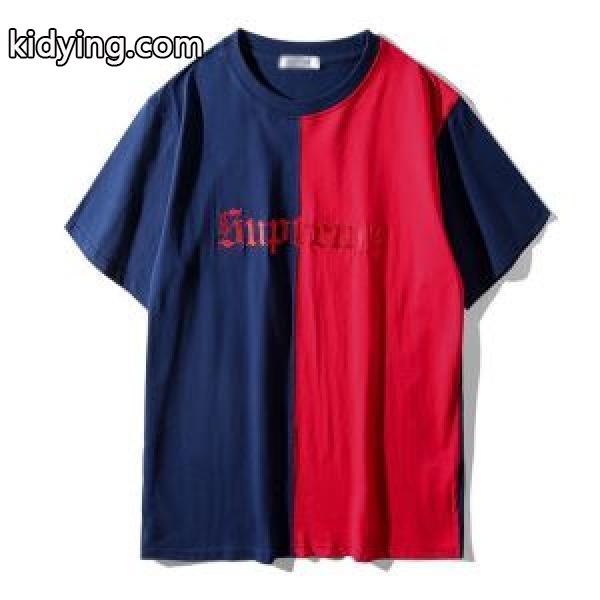肌に馴染みやすい セレブ風 2018春夏新作 半袖Tシャツ シュプリーム SUPREME 2色可選_半袖Tシャツ_メンズファッション_スーパーコピーブランド激安通販 専門店-0