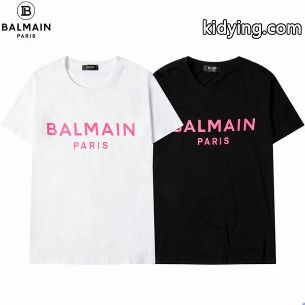 カジュアルなアイテムトレンド感たっぷりBALMAINロゴバルマンｔシャツコピー-0