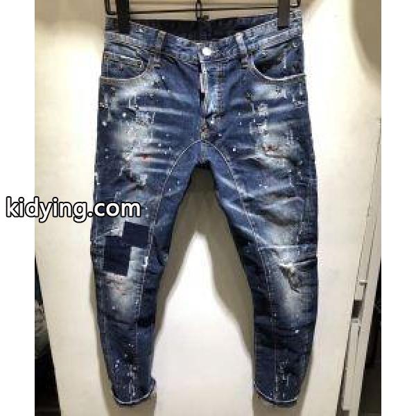 2019年SSトレンド新品登場 SSコレクション注目ブランド ディースクエアード テーパードデニムパンツ DSQUARED2_ディースクエアード DSQUARED2_ブランド コピー 激安(日本最大級)-0