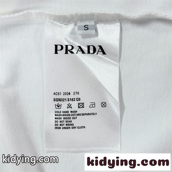 半袖Tシャツ 新作 メンズ レディース PRADA プラダ コピー ゆったり上質 モード系 売れ筋-8