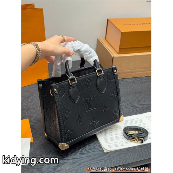 Lv 村上隆 コラボハンドバッグOnthego toteルイヴィトンバッグコピー2026最新トレンド収納性抜群-3