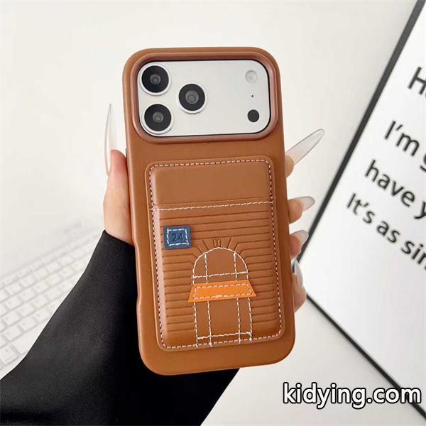 エルメス激安ハウスデザインカード収納iPhoneケースソフトレザーナッパ調仕様-8