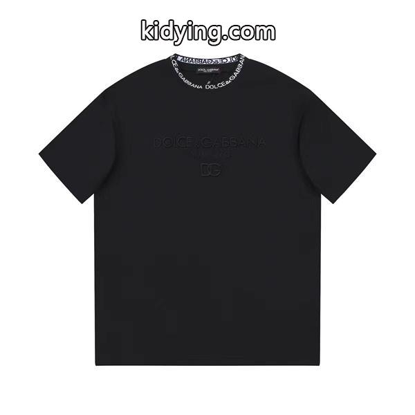 モードな魅力がたっぷり DOLCE&GABBANA ドルガバ半袖Tシャツ偽物 夏のワードローブ ストリート感 新入荷-0