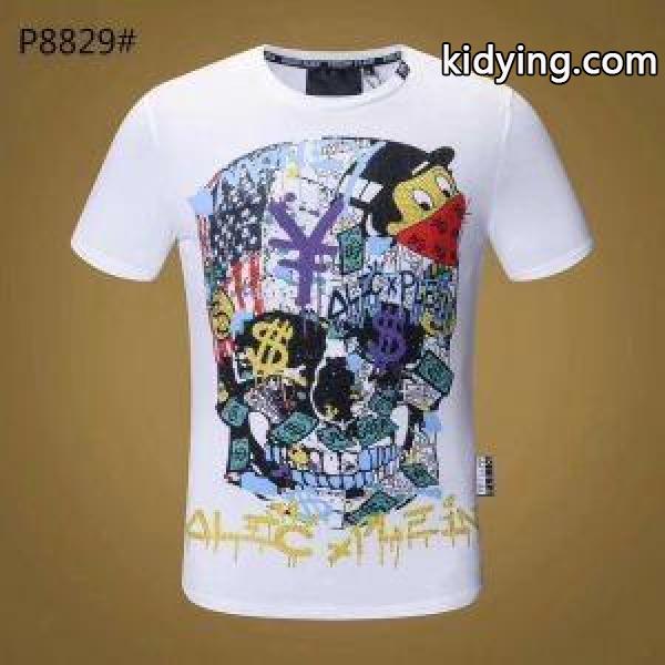 数量限定特別価格 フィリッププレイン PHILIPP PLEIN 個性的なアイテム 半袖Tシャツ 2色可選_フィリッププレイン PHILIPP PLEIN_ブランド コピー 激安(日本最大級)-0