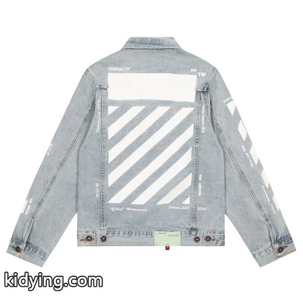 キレイ！春夏 人気 セールOFF-WHITE オフホワイト コピー デニムジャケット パーカー　新作 オシャレ Gジャン コート 逸品-0