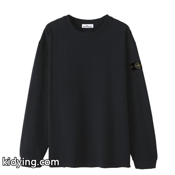 STONE ISLAND ストーンアイランド コピー 軽快着用 ロングスリーブ Tシャツ ソフトタッチ クリーン-1